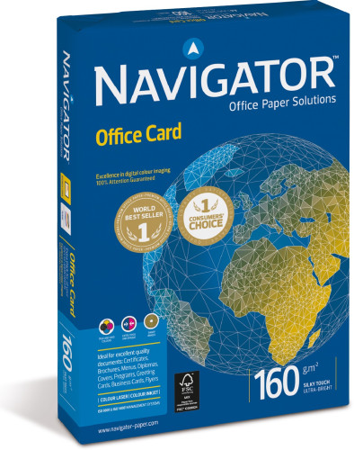 Papīrs NAVIGATOR Office Card A3 160g/m2 250lp