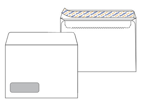 Aploksne BONG E5 156x220mm 80g/m2 ar perforāciju