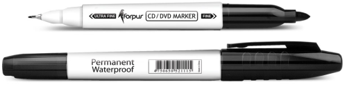 Marķieris CD/DVD diskiem FORPUS melns