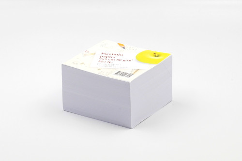 Piezīmju papīrs 9*9cm 80g/m2 500lp