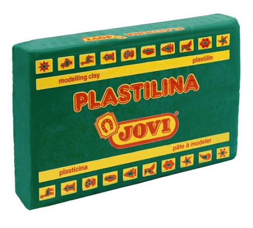 Plastilīns JOVI Basic 350gr. tumši zaļš