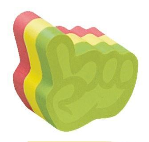 Līmlapiņu kubs  45*45mm INFO 225lp "roka"