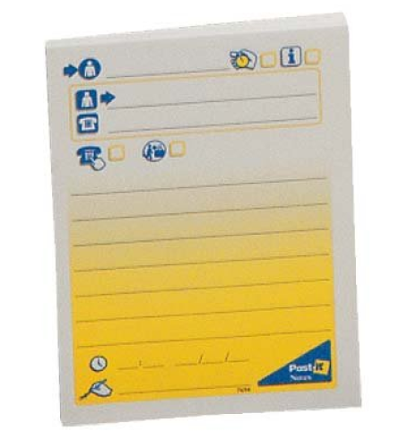 Tālruņa piezīmes Post-it 3M 102*75mm