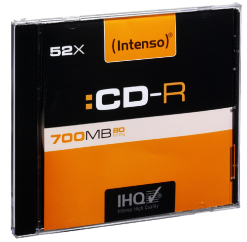 Disks CD-R Intenso 700mb 52x slim 49377