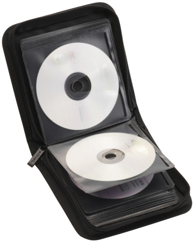 CD maciņš EDNET Travel 12 diskiem, melns  62011