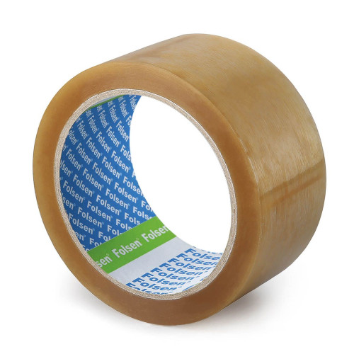 Līmlenta iepakojuma FOLSEN 48mm*66m PP 25my, caurspīdīga