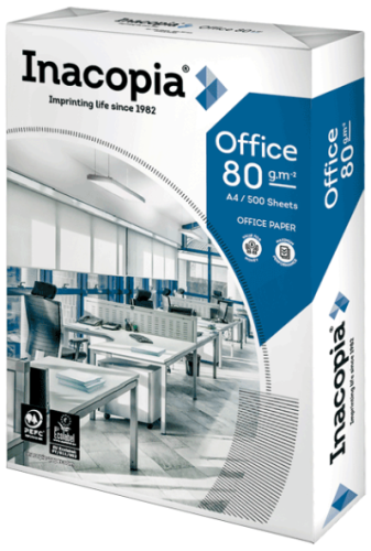 Papīrs INACOPIA OFFICE 80g/m2 A4 500lp