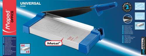 Papīra giljotīna MAPED Universal A4 (6lp*80g/m2)