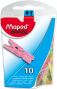 Knaģi krāsainie MAPED 33mm 10gab. plastikāta kastītē !