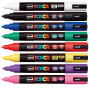 Marķieri ūdens bāzes UNI Posca PC-5M 8 krāsas, Standart LV Nr.1