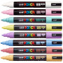 Marķieri ūdens bāzes UNI Posca PC-5M 8 krāsas, Pastel LV