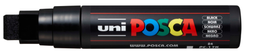 Marķieris ūdens bāzes UNI Posca PC-17K melns (24)