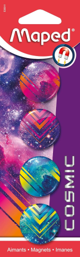 Magnēti tāfelei MAPED Cosmic d=30mm 4 gab. !