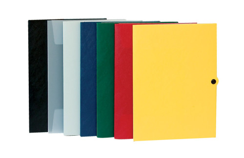Mape ar spiedpogu MULTI-S, PP A4 1cm, sarkana