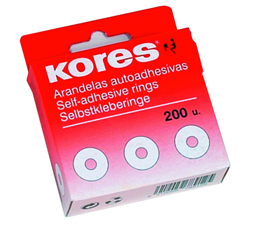 Etiķetes KORES "caurumi" 200gab.
