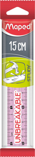Lineāls MAPED Study nelūztošs 15cm