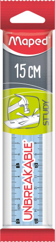 Lineāls MAPED Study nelūztošs 15cm