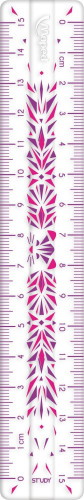 Lineāls MAPED Study nelūztošs Fancy 15cm, PP