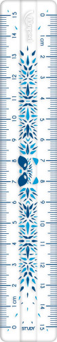 Lineāls MAPED Study nelūztošs Fancy 15cm, PP
