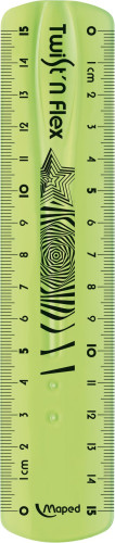 Lineāls MAPED Twist'n Flex 15cm elastīgs