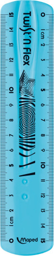 Lineāls MAPED Twist'n Flex 15cm elastīgs