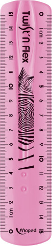 Lineāls MAPED Twist'n Flex 15cm elastīgs