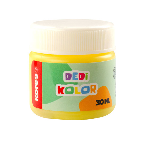 Pirkstu krāsas KORES Dedi Kolor 6 krāsas*30ml