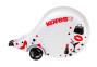 Korekcijas lentu komplekts KORES Scooter Black&white 8m*4.2mm 2gab.