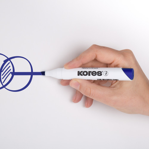 Baltas tāfeles marķieris KORES K-Marker WB zils