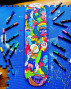 Marķieris ūdens bāzes UNI Posca PC-5M zils (33)