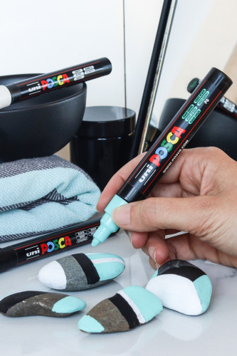 Marķieris ūdens bāzes UNI Posca PC-5M jūras zaļš (P6)