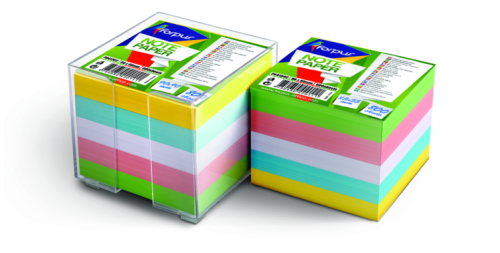 Piezīmju papīrs FORPUS 9*9cm 800lp pavasara krāsa