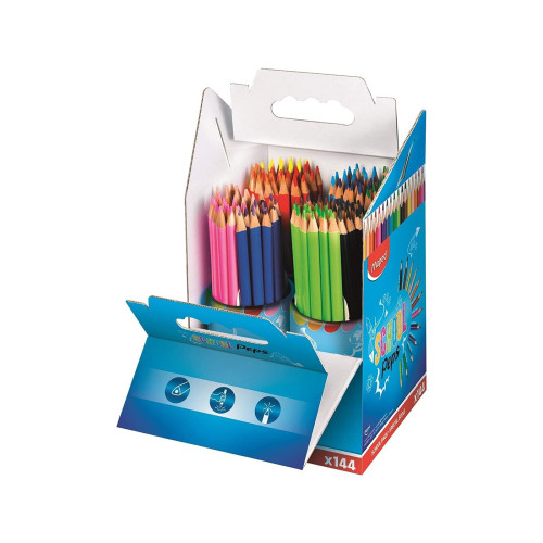 Zīmuļkrāsu MAPED "Color`Peps" displējs 12*12 krāsas kastē A