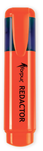 Marķieris teksta FORPUS "Redactor" oranža