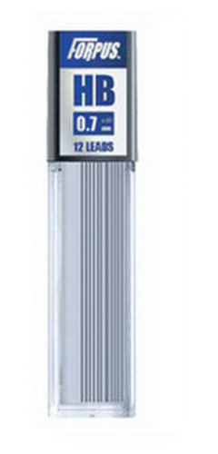 Serdeņi automātiskam zīmulim FORPUS HB 0.7mm 12 gab.