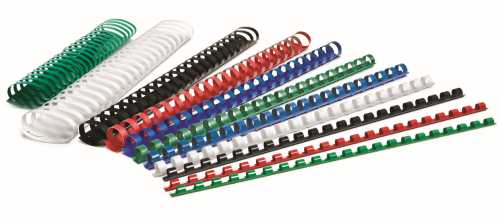 Plastmasas spirāles FORPUS D16mm 100gab.baltas