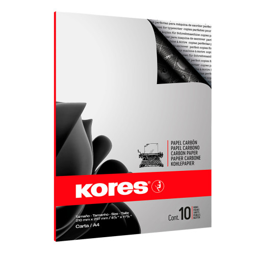 Kopējamais papīrs KORES 1200  A4 10lp. melns