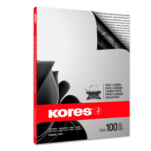 Kopējamais papīrs KORES 1200 A4 100lp. melns