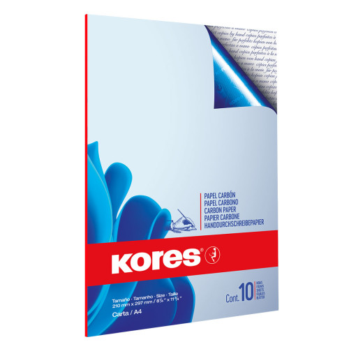 Kopējamais papīrs KORES 1200 A4 10lp. zils