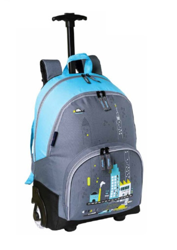 Mugursoma ar riteņiem BP Grey/blue (2130)
