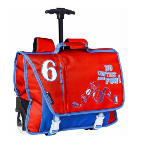 Mugursoma ar riteņiem Bodypack sarkana