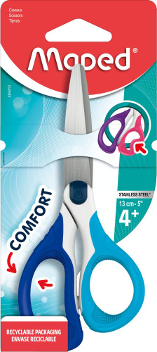 Šķēres MAPED Sensoft 13cm Asymmetric blisterī