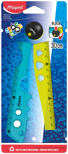 Lineāls MAPED Croc Croc 15-30cm salokāms
