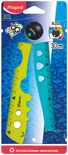 Lineāls MAPED Croc Croc 15-30cm salokāms