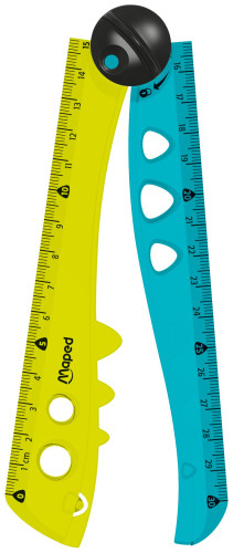 Lineāls MAPED Croc Croc 15-30cm salokāms