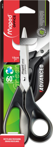 Šķēres MAPED Advanced Green Asymetric 18cm