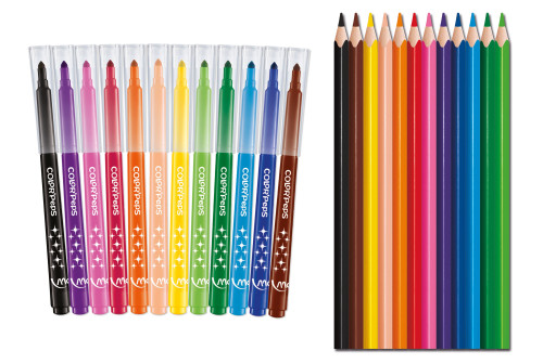 Penālis MAPED "Color'Peps" ar 24 piederumiem