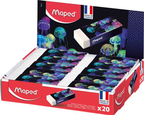 Dzēšgumija MAPED Technic 600 "Deepsea Paradise" displejā