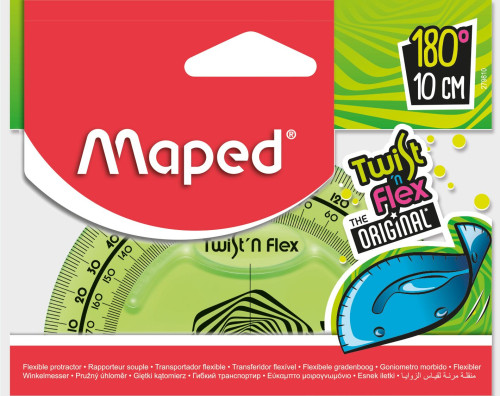 Transporteris MAPED Twist`n Flex 180/100mm PP maisiņā