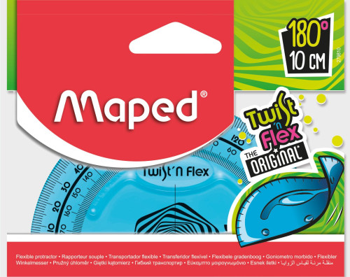 Transporteris MAPED Twist`n Flex 180/100mm PP maisiņā